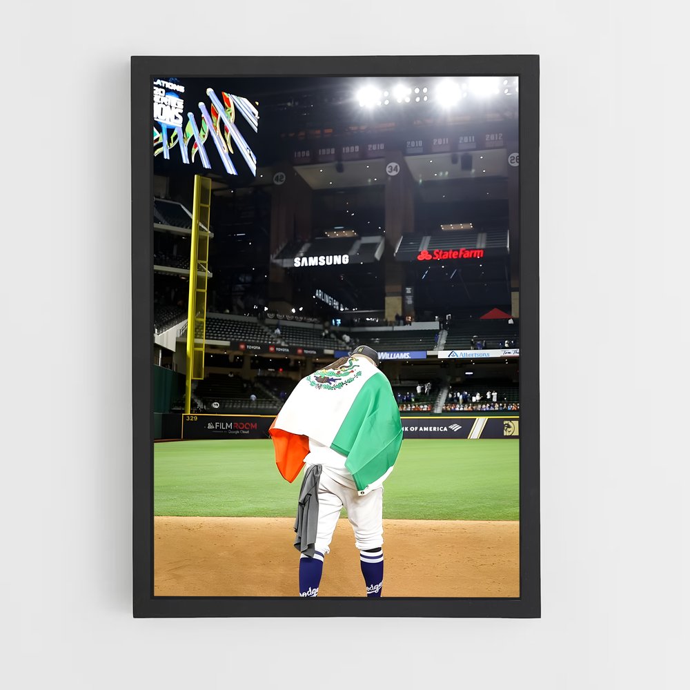 Poster Julio urias – affiche Baseball (vue 2)